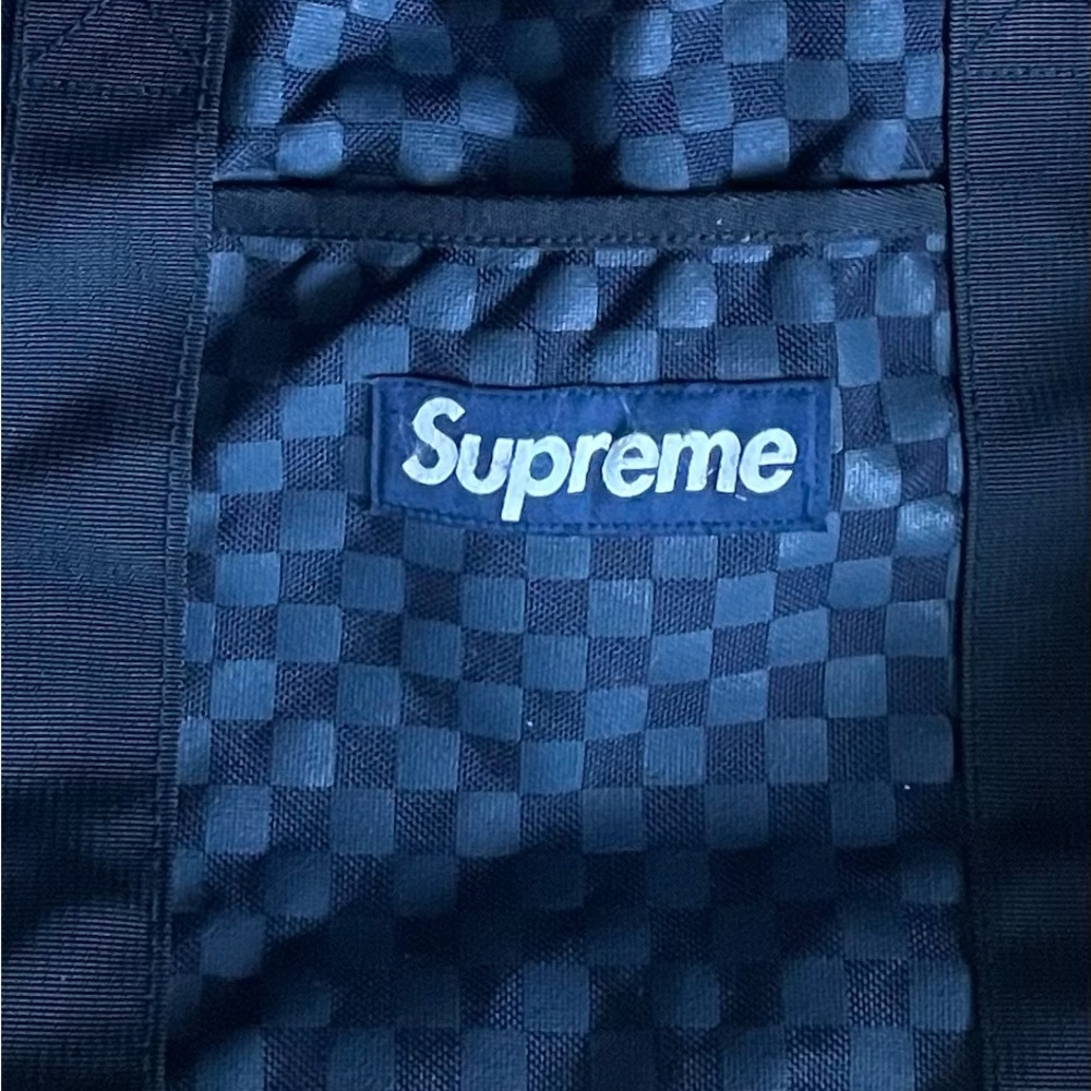 Supreme Cordura Blue Checkered Carryon Bag